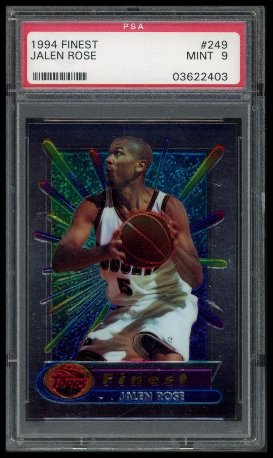 1994 Finest #249 Jalen Rose PSA 9