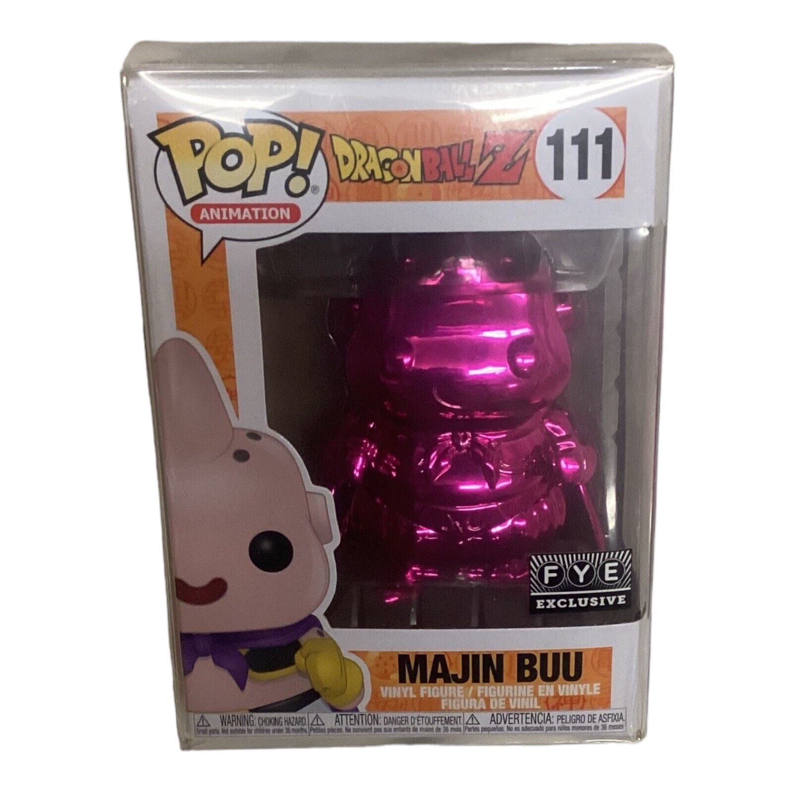 Majin Buu #111 Funko Pop w/ Protective Case