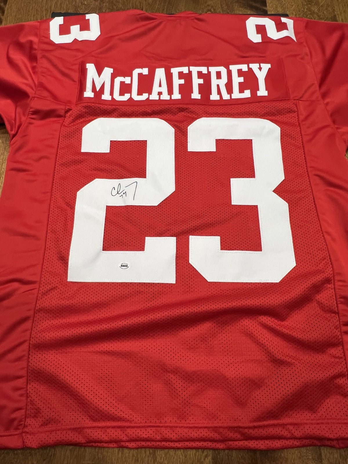 Christian McCaffrey Signed Jersey - 49ers Red