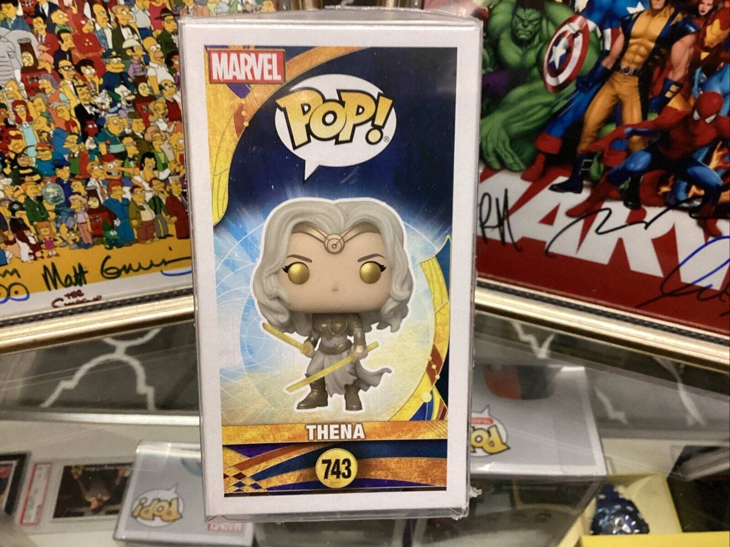 Funko Pop! Vinyl: Marvel - Thena - Walmart (Exclusive) #743 Signed With COA