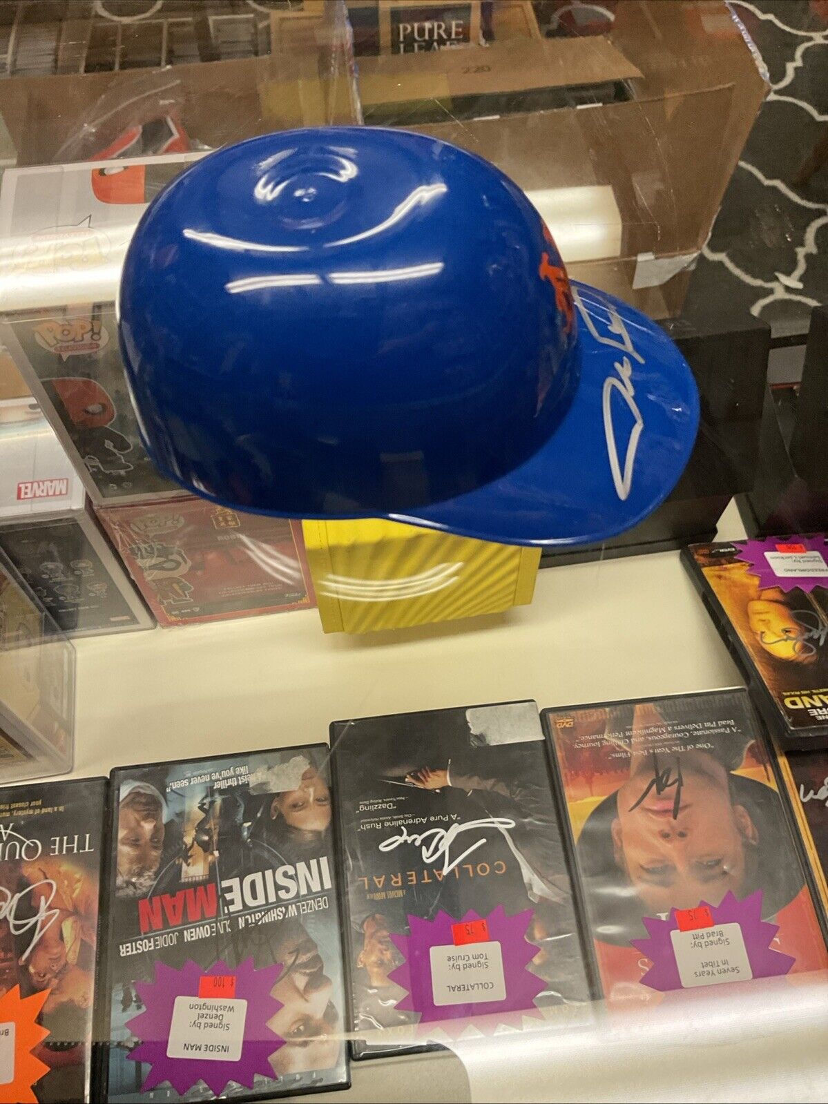 Mets Ice Cream Helemt Signed By Jacob DeGrom