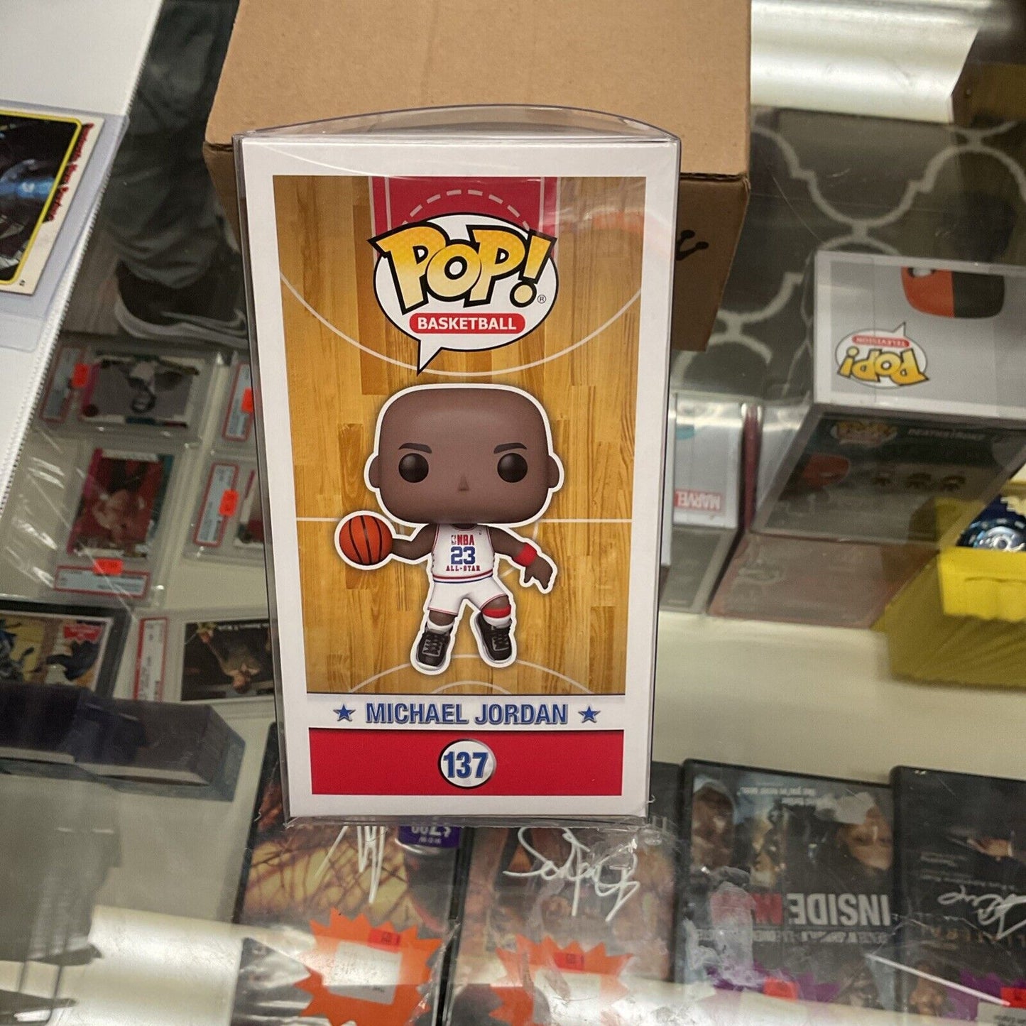 Signed Michael Jordan Funk Pop 137 COA