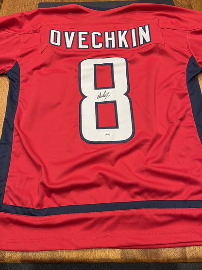 Alex Ovechkin Signed Washington Capitals Red Jersey with COA