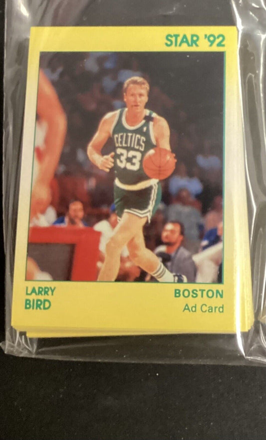 1992 Star Company Larry Bird Ad Card