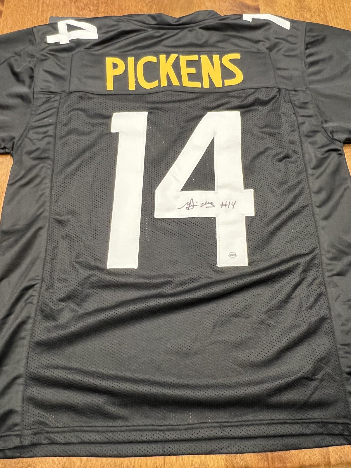 George Pickens Signed Pittsburgh Steelers Black Jersey with COA