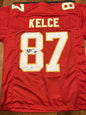 Travis Kelce Signed Kansas City Chiefs Red Jersey with COA