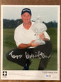 Todd Hamilton Autographed 8x10 Golf Photo