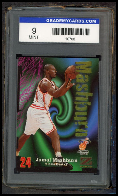 1997-98 SkyBox Z-Force #38 Jamal Mashburn Rave Other 9 #/399