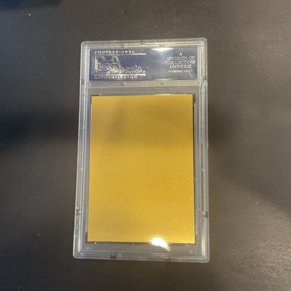 1982 Hall Of Fame Willie Keeler Metallic Plaque Card PSA 9