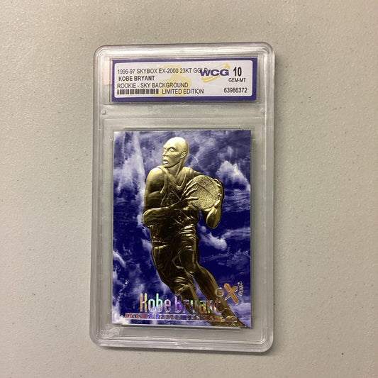 1996-97 Skybox EX-200 23KT Gold Kobe Bryant WCG Grade 10