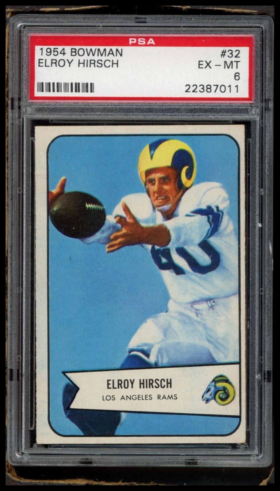 1954 Bowman #32 Elroy Hirsch PSA 6