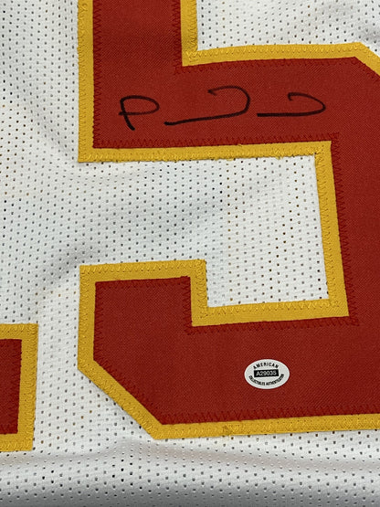 Patrick Mahomes Signed Kansas City Chiefs White Jersey with COA