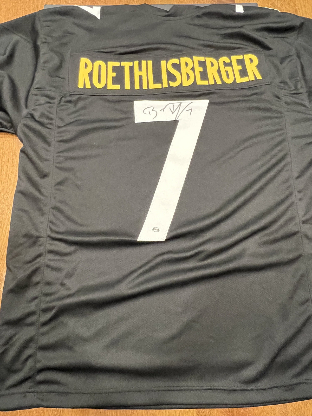 Ben Roethlisberger Signed Pittsburgh Steelers Black Jersey with COA