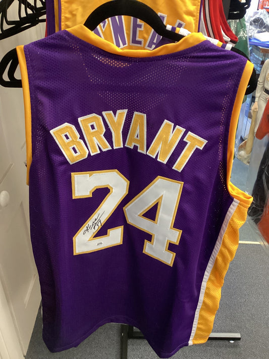 Kobe Bryant #24 Los Angeles Lakers Signed Purple Jersey