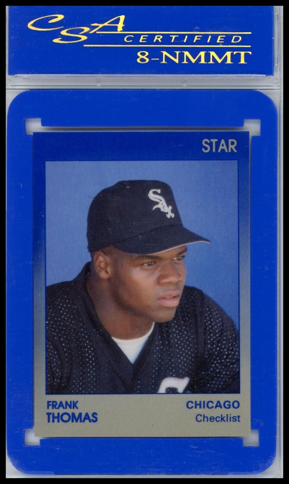 1991 Star Frank Thomas Blue #1 Frank Thomas Other 8