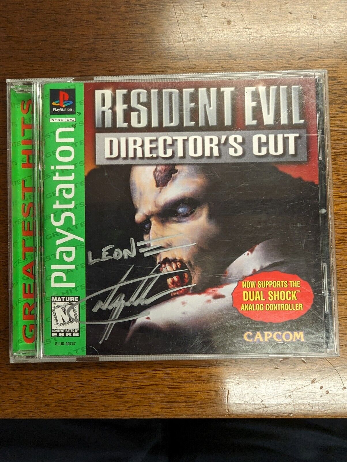 Resident Evil Director's Cut Autographed By Leon 