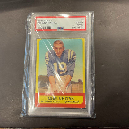 1963 Topps Johnny #1 PSA 4 