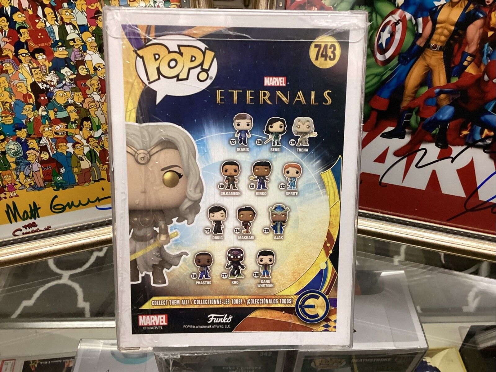 Funko Pop! Vinyl: Marvel - Thena - Walmart (Exclusive) #743 Signed With COA