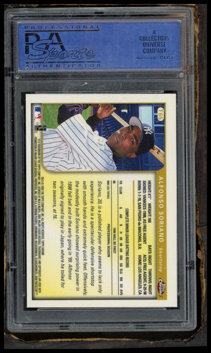 1999 Topps Chrome Traded #T65 Alfonso Soriano PSA 9