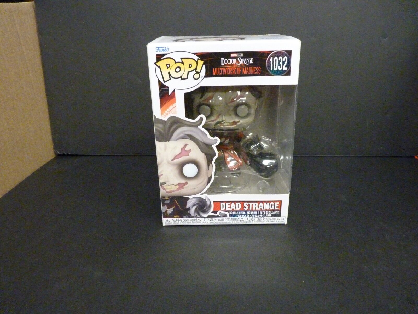 FUNKO POP DR STRANGE MULTIVERSE OF MADNESS DEAD STRANGE #1032 w Protective Shell