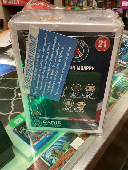 Funko Pop! Vinyl: Kylian Mbappe #21 Signed With COA