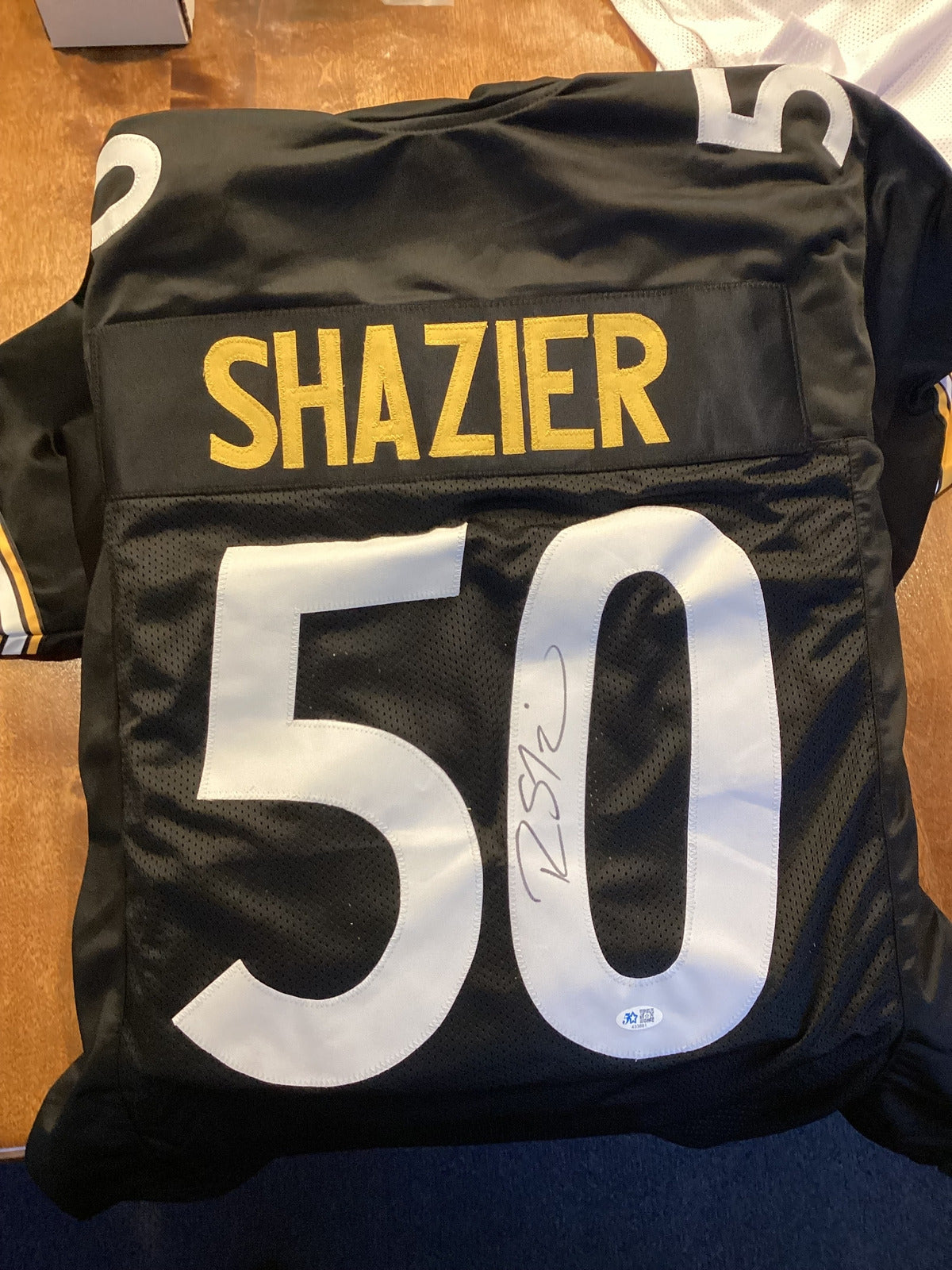 Ryan Shazier Signed Pittsburgh Steelers Black Jersey Autographed NFL