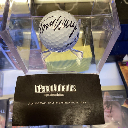 Tom Wargo Signed Golf Ball With COA In Case