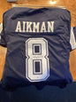 Troy Aikman #8 Dallas Cowboys Signed Navy Jersey