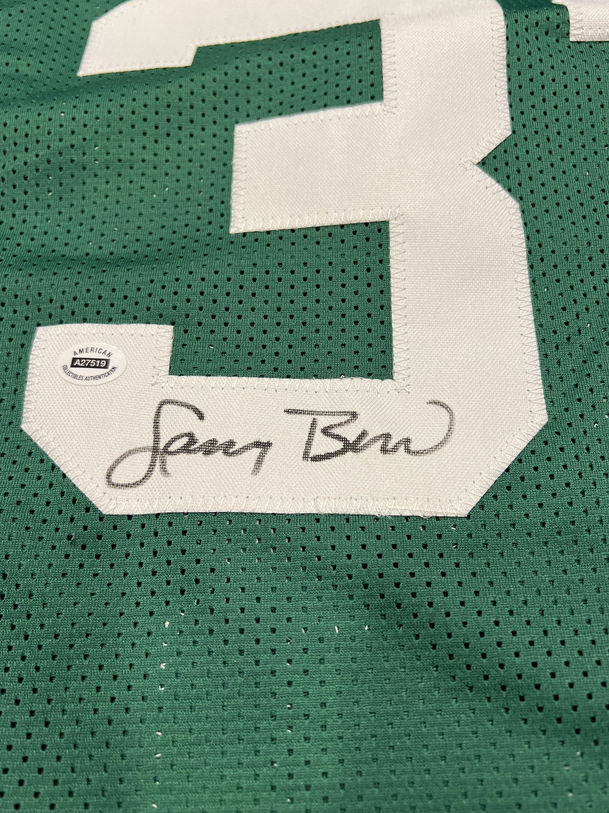 Larry Bird Signed Boston Celtics Green Jersey with COA