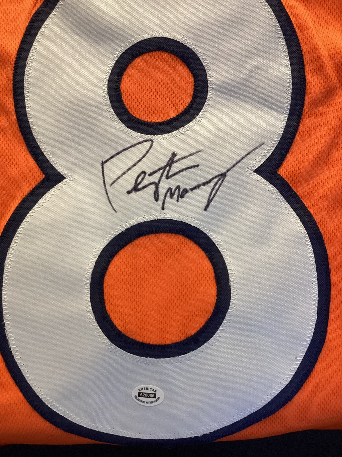 Peyton Manning Signed Denver Broncos Orange Jersey Autographed NFL