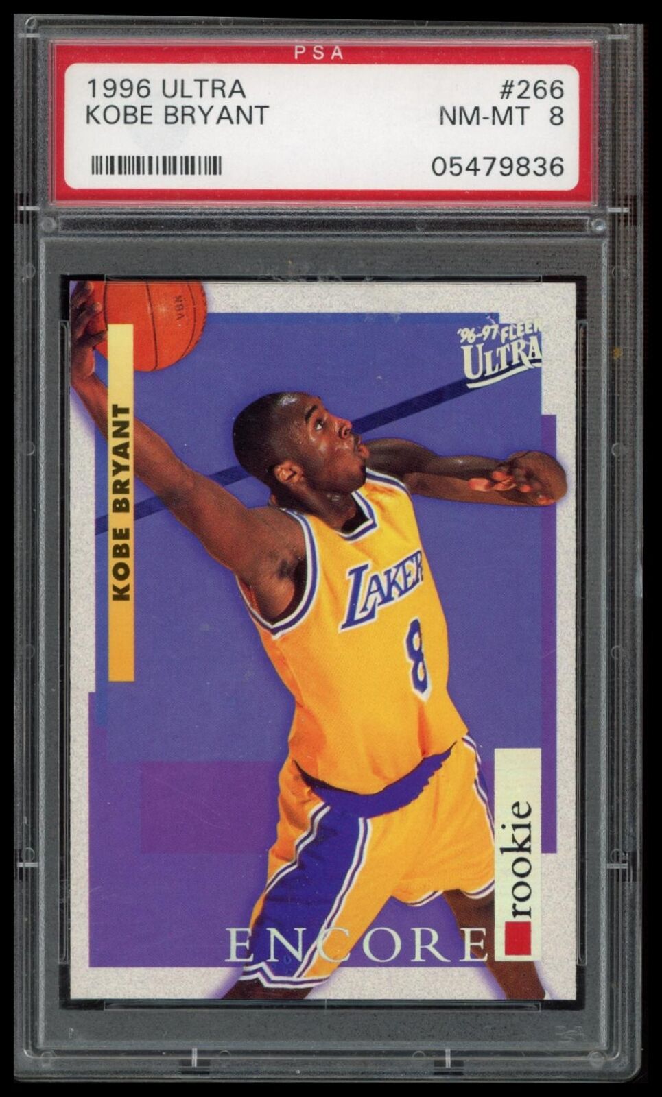 1996 Ultra #266 Kobe Bryant PSA 8