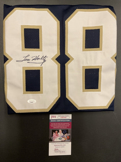 1988 Champs Lou Holtz Autographed Football Jersey With JSA COA