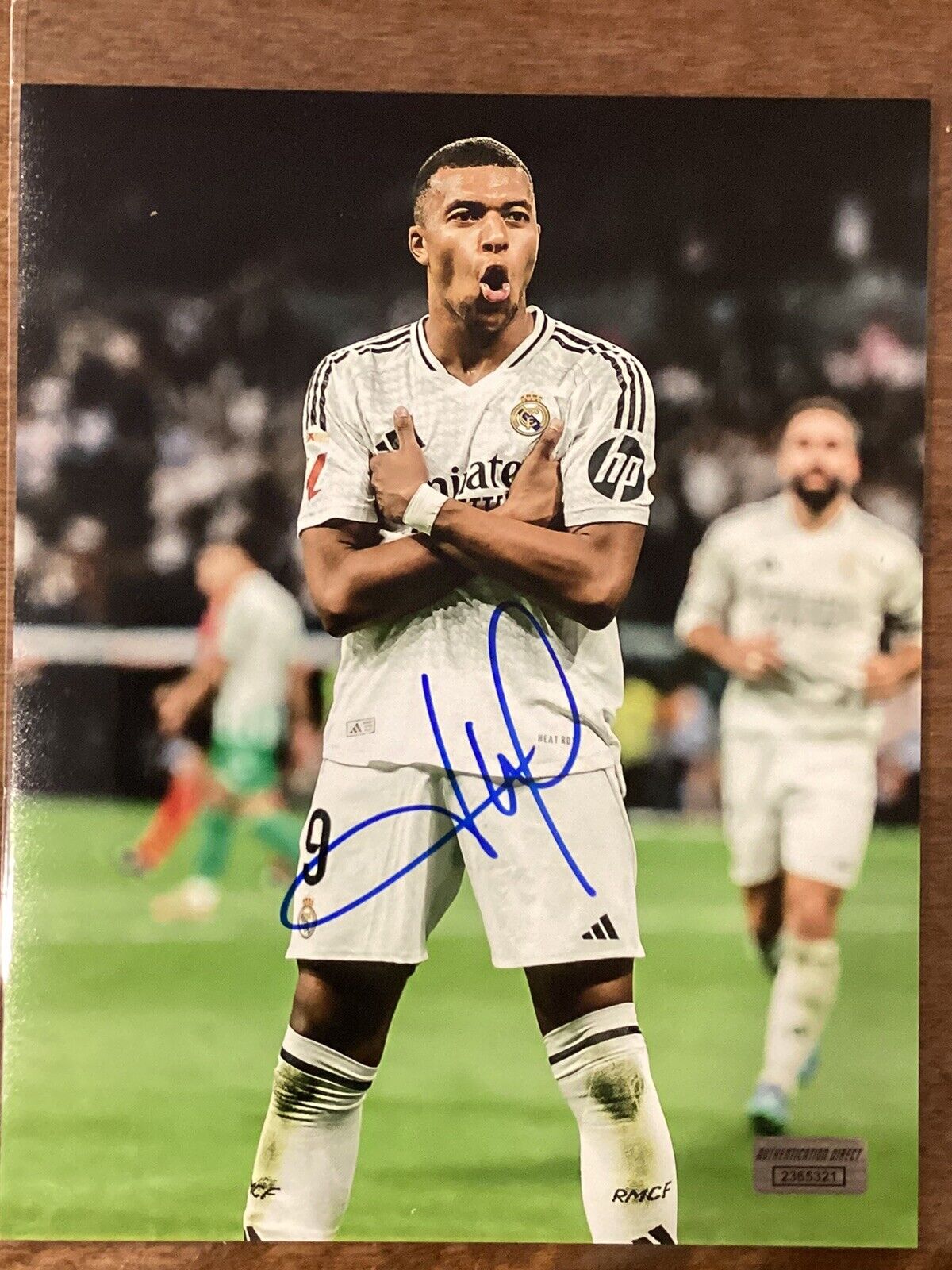 Kylian Mbappe Autographed 8x10 Soccer Photo W Coa