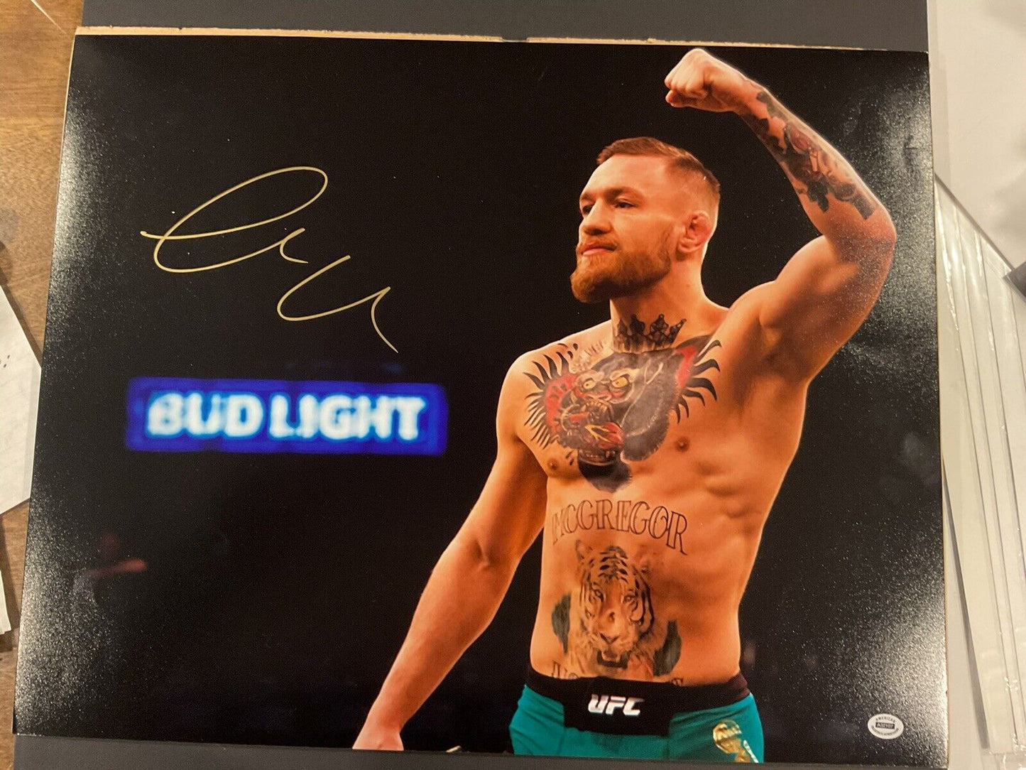 Connor McGregor signed photo 16x20 with COA