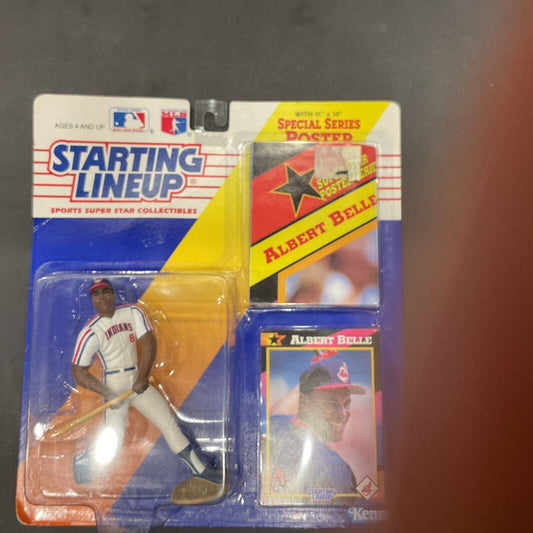 1992 Starting Lineup ALBERT BELLE Baseball Figure Card  Poster  MLB  SLU  NEW
