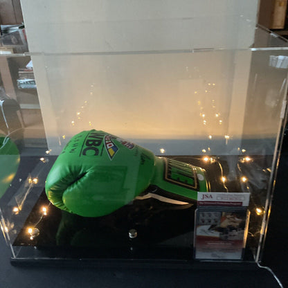 Autographed Tim Witherspoon boxing glove WBC JSA COA in Light Up Display Case 