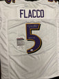 JOE FLACCO RAVENS SUPER BOWL MVP AUTOGRAPHED SIGNED JERSEY JSA COA AUTHENTIC