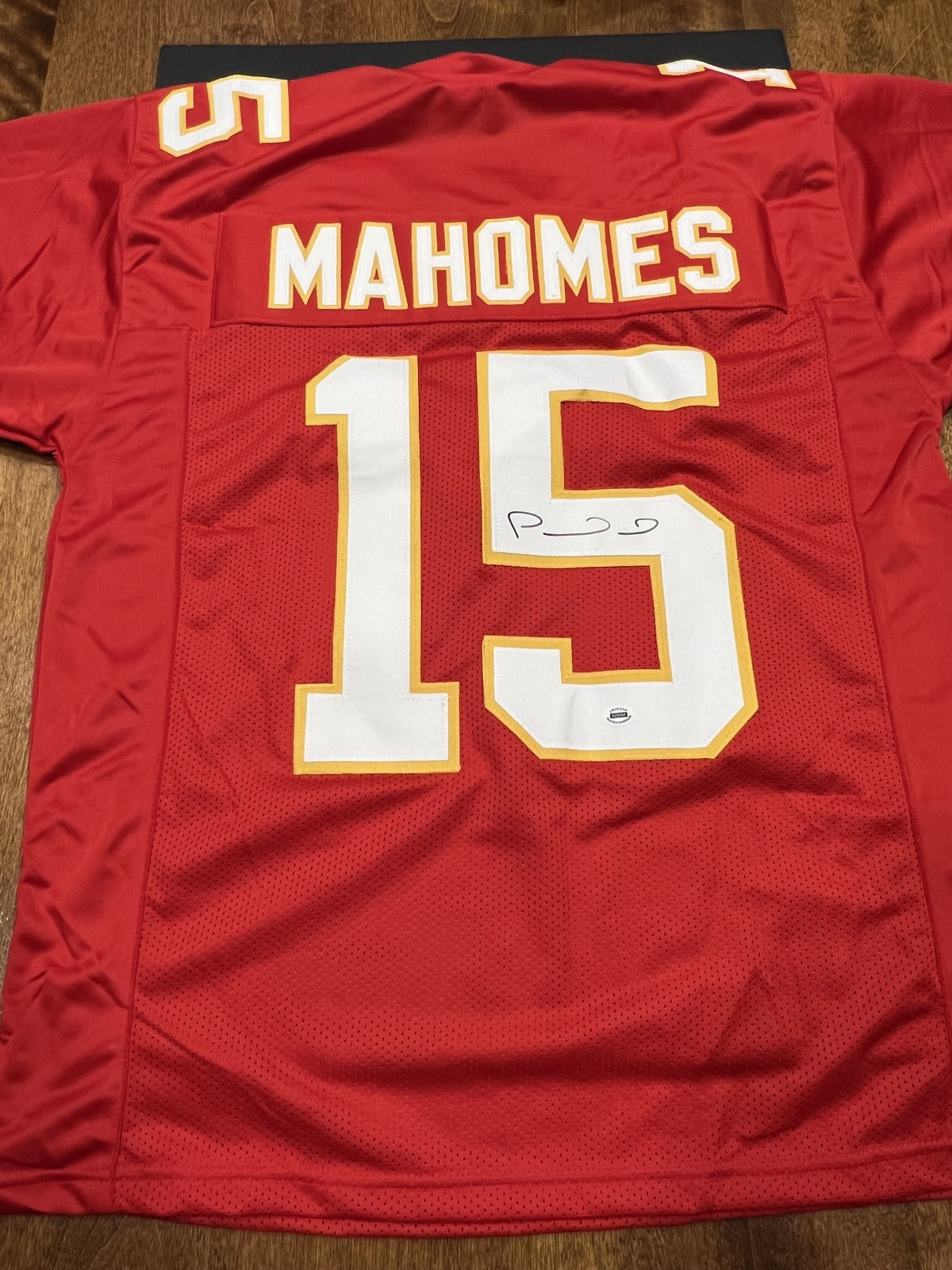 Patrick Mahomes Signed Kansas City Chiefs Red Jersey with COA