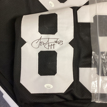 Louis Lipps Signed Pittsburgh Steelers Black "Custom Jersey" With JSA COA