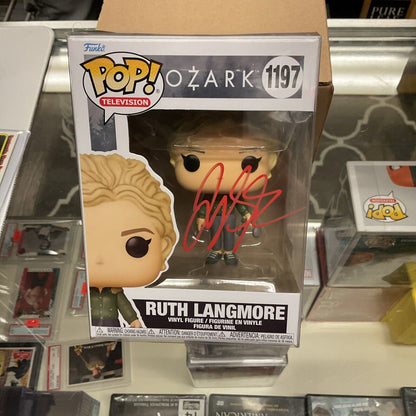 Funko Pop! Television: Ozark Ruth Langmore Signed Julia Garner COA