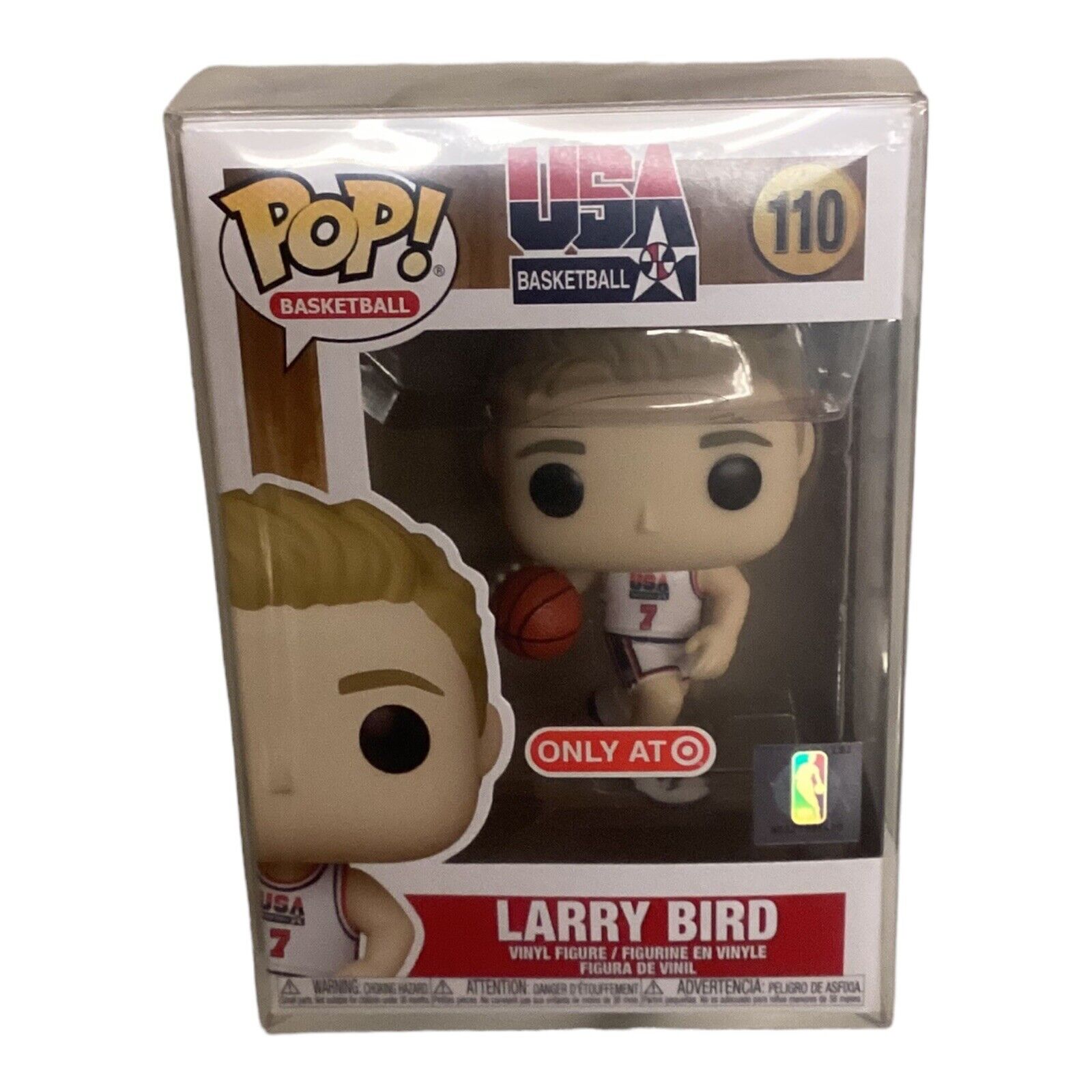 Larry Bird #1036 Funko Pop w/ Protective Case