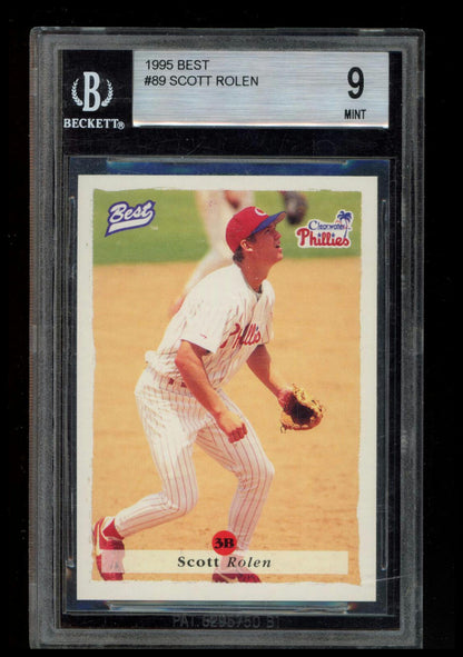 1995 Best #89 Scott Rolen BGS 9