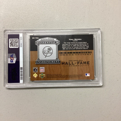 2005 U.D. Hall Of Fame #YB2 Yogi Berra PSA Grade 6