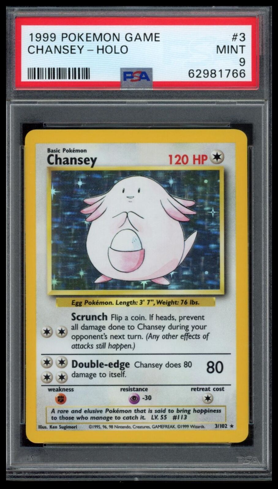 Chansey PSA MT
