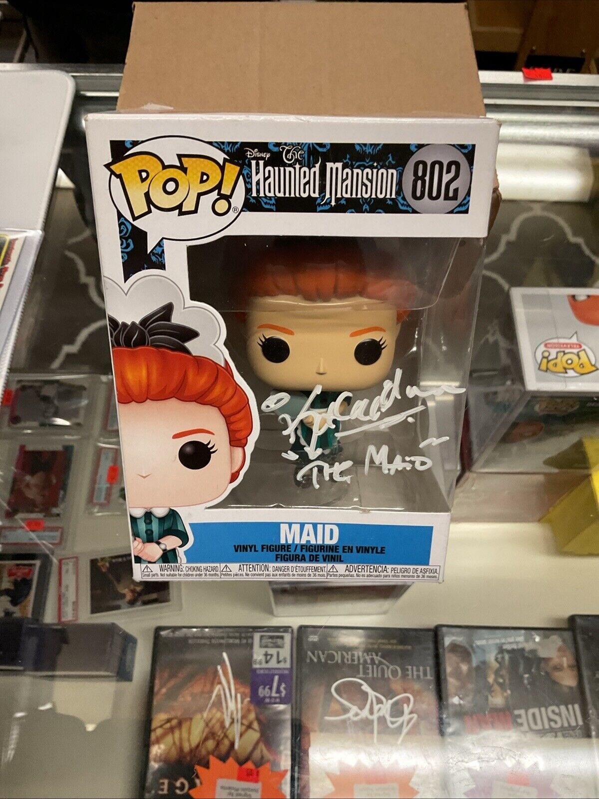 Funko Pop! Vinyl: Disney - Maid #802 Signed Kat Cressida COA