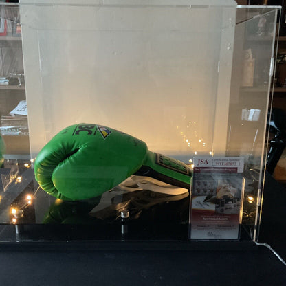 Autographed Tim Witherspoon boxing glove WBC JSA COA in Light Up Display Case 