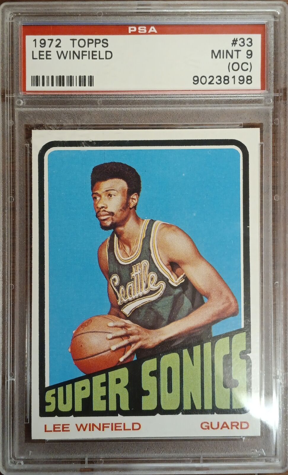 1972 Topps #33 Lee Winfield PSA 9