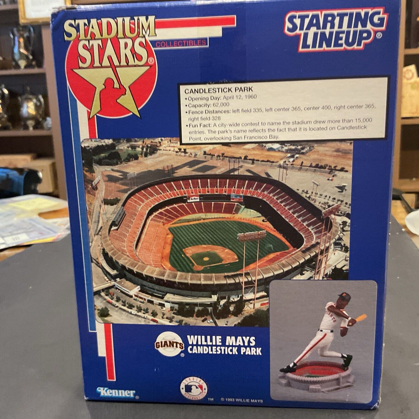1993 Stadium stars Willie Mays candlestick Park autographed COA brand new inbox