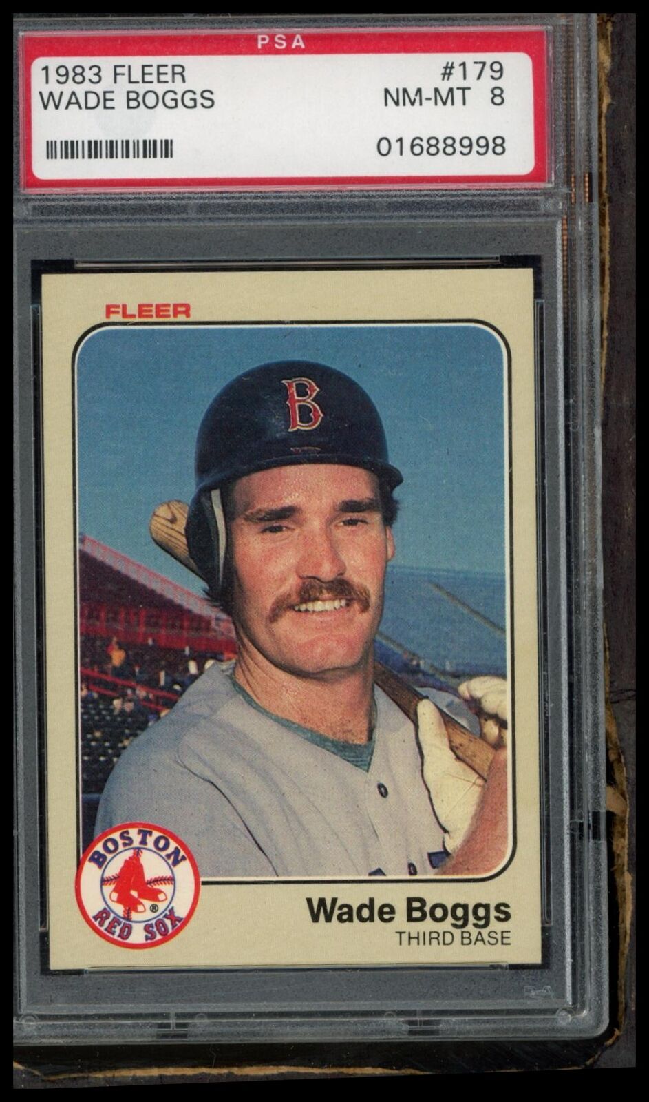 1983 Fleer #179 Wade Boggs PSA 8