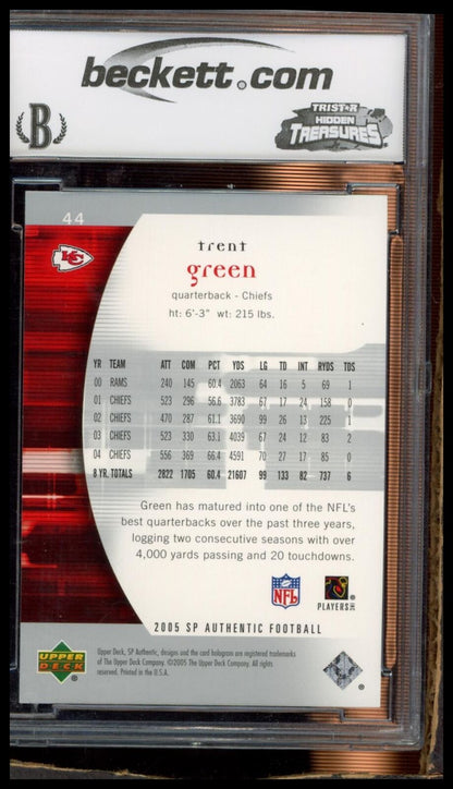 2005 SP Authentic #44 Trent Green SGC 10